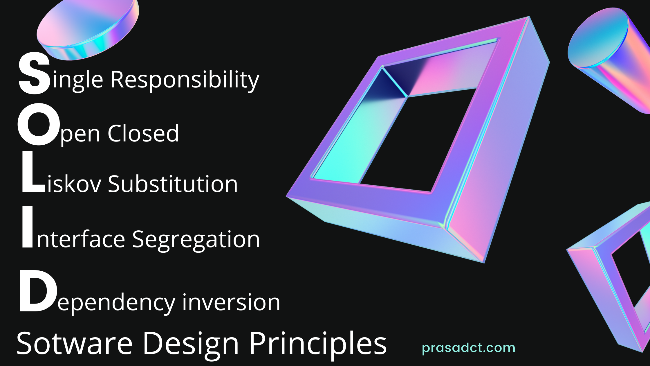 Solid software design principles prasadct